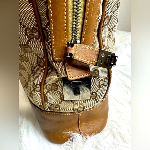 Gucci Limited Edition Sherry Line Boston Bag Brown - Picture 6 of 16